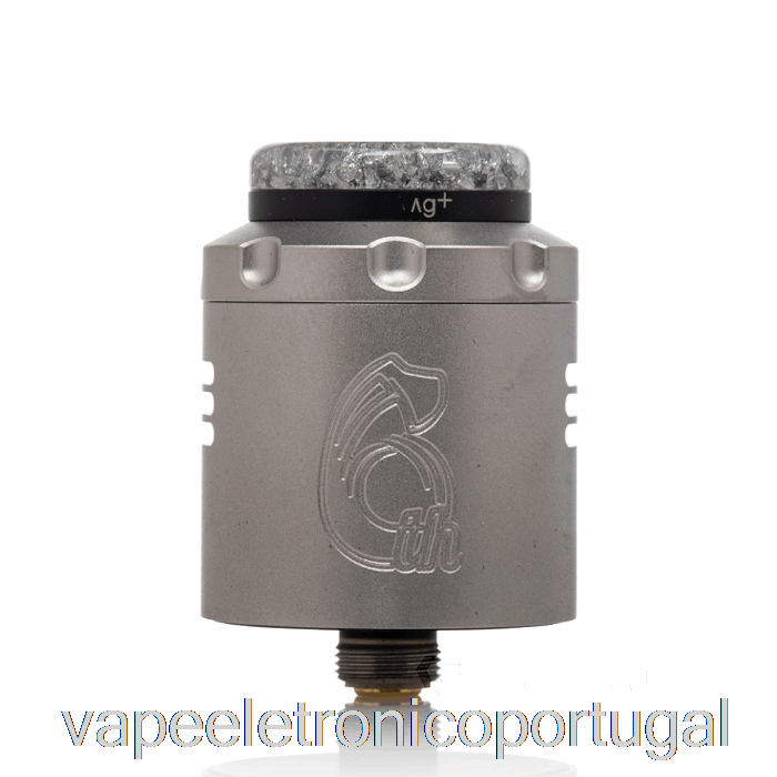 Vape Eletrônico Hellvape Dead Coelho V3 24mm Rda [6º Ano] Prata Preto